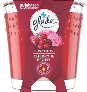 Glade sviečka Luscious Cherry&Peony 129 g