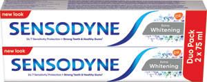 Sensodyne zubná pasta s fluoridom Extra Whitening - 2 x 75 ml 150 ml