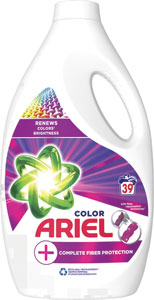 Ariel prací gél Color +Complete Fiber Protection 39 PD - Rex prací gél Orchid & Macadamia Oil 20 praní 1 l | Teta drogérie eshop