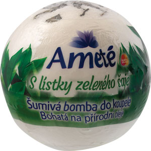 Ameté Šumivá bomba do kúpeľa s bylinkami 100 g - mix variant - Ezo vonná kúpeľová soľ Aloe vera a zelený čaj 650 g | Teta drogérie eshop