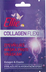 Ellie Collagen Flexi Spevňujúca pleťová maska 2x8ml - Garnier Skin Naturals textilná maska s probiotickými frakciami 22 g | Teta drogérie eshop