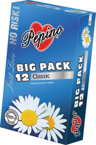 Pepino kondómy Classic 12 ks