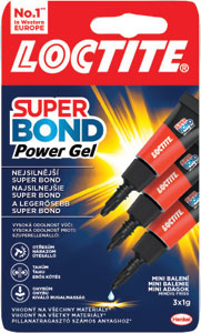 Loctite sekundové lepidlo Super Bond 3 ks (3x1 g)