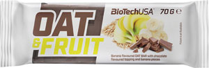 BioTechUSA OAT & FRUITS čoko - banán 70 g - Teta drogérie eshop