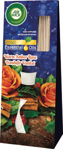 Air Wick vonné tyčinky Jantarová ruža 30 ml - Glade Aromatherapy vonné tyčinky Moment of Zen 80 ml | Teta drogérie eshop