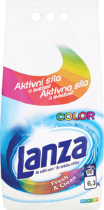 Lanza Fresh&Clean prací prášok na farebné prádlo 6,30 kg 90 PD