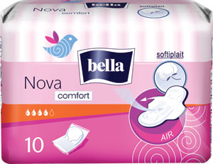 Bella dámske hygienické vložky Nova 10 ks