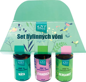 Ezo set bylinných vôní - vonná zmes essenciálne oleje 3 x 10 ml