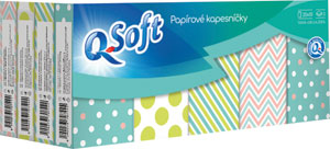 Q-Soft 3-vrstvové vreckovky 20 x 10 ks - Bella hygienické papierové vreckovky 224 ks | Teta drogérie eshop