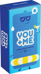 You & me lubrikované kondómy 12 ks