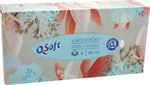 Q-Soft Papierové vreckovky 4-vrstvové 80 ks - Tento hygienické vreckovky Natural Soft 3-vrstvový, 10x10 | Teta drogérie eshop
