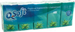 Q-Soft Papierové vreckovky s balzamom a vôňou Aloe Vera 4-vrstvové 10x10 ks - Teta drogérie eshop