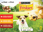 Friskies Pes Vitafit výber s hovädzím, kuraťom a jahnacím v štave 12x100 g - Teta drogérie eshop