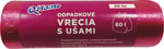 Q-Home Odpadkové vrecia s ušami 60 l 20 ks - Q-Home Zaťahovacie odpadkové vrecia 120 l 10 ks | Teta drogérie eshop