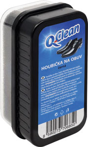 Q-Clean Hubka na obuv čierna - Q-Clean Krém na obuv čierny 50 ml | Teta drogérie eshop