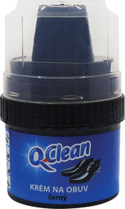 Q-Clean Krém na obuv čierny 50 ml - Q-Clean Tekutý vosk na obuv čierny 75 ml | Teta drogérie eshop