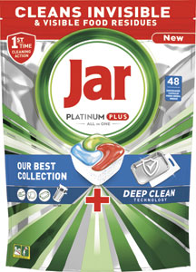 Jar Platinum Plus tablety do umývačky riadu Cool Blu, 48 ks - Teta drogérie eshop