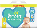 Pampers Active baby detské plienky veľkosť 2 96 ks - Pampers Active baby detské plienky veľkosť 2 228 ks mesačné balenie | Teta drogérie eshop
