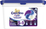 Coccolino Care trio-gélové kapsle na pranie 18 PD čierne - Ariel gélove tablety Mountain Spring 44 ks | Teta drogérie eshop