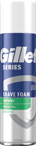 Gillette Series Pena na holenie Sensitive 250 ml - Nivea Men gél na holenie Fresh Kick 200 ml | Teta drogérie eshop