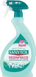 Sanytol dezinfekcia univerzálny čistič vôňa eukalyptu 500 ml - Savo dezinfekčný sprej Univerzál 200 ml Levanduľa | Teta drogérie eshop