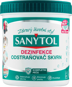 Sanytol dezinfekcia odstraňovač škvŕn 450 g