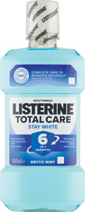 Listerine ústna voda Stay White 500 ml - Lacalut whitening micelárna ústna voda 500 ml | Teta drogérie eshop