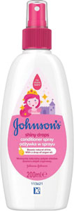 Johnson's bezoplachový kondicionér v spreji Shiny Drops 200 ml 