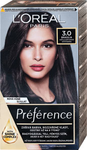 L'Oréal Paris Préférence farba na vlasy 3 Brasilia tmavá hnedá - Teta drogérie eshop
