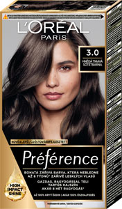L'Oréal Paris Préférence farba na vlasy 3.0 Hnedá tmavá