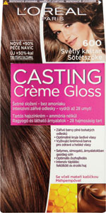 L'Oréal Paris Casting Creme Gloss farba na vlasy 600 Svetlý gaštan