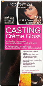 L'Oréal Paris Casting Creme Gloss farba na vlasy 323 Horká Čokoláda - Teta drogérie eshop