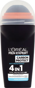 L'Oréal Paris Men guľôčkový antiperspirant Expert Carbon Protect 50 ml - Teta drogérie eshop