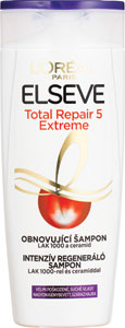L'Oréal Paris šampón Elseve Total Repair 5 Extreme 250 ml - Garnier Botanic Therapy šampón Ricínový olej & Mandľový olej 400 ml | Teta drogérie eshop
