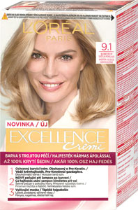 L'Oréal Paris Excellence Créme farba na vlasy 9.1 Blond veľmi svetlá popolavá - Teta drogérie eshop