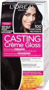 L'Oréal Paris Casting Creme Gloss farba na vlasy 100 Temná čierna - Teta drogérie eshop