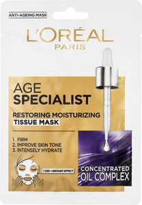 L'Oréal Paris textilná maska Age Specialist 55+ - Teta drogérie eshop