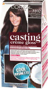 L'Oréal Paris Casting Creme Gloss farba na vlasy 3102 Studená tmavá hnedá  - Teta drogérie eshop