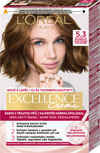 L'Oréal Paris Excellence Créme farba na vlasy 5.3 Svetlá zlatá hnedá 