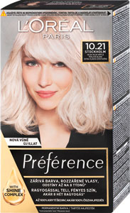 L'Oréal Paris Préférence farba na vlasy 10.21 Stockholm perlová blond - Teta drogérie eshop