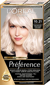 L'Oréal Paris Préférence farba na vlasy 10.21 Veľmi veľmi svetlá perlová blond