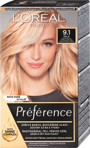 L'Oréal Paris Préférence farba na vlasy 9.1 Oslo veľmi svetlá popolavá blond - Teta drogérie eshop