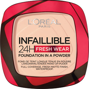 L'Oréal Paris make-up púder Infaillible 180  - L'Oréal Paris púder True Match 4N 9 g | Teta drogérie eshop