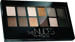 Maybeline New York paletka na líčenie očí 01 The Nudes 