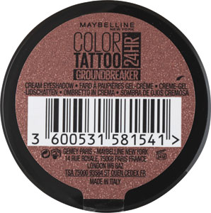 Maybeline New York očné tiene Color Tattoo 230 Groundbraker - Dermacol očné tiene Longlasting Intense Colour č. 9 | Teta drogérie eshop