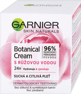 Garnier Botanical hydratačný krém s vodou z ruže 50 ml