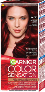 Garnier Color Sensation farba na vlasy 4.60 Intenzívna tmavo červená - Kallos GLOW farba na vlasy 120 žiarivá blond 40 ml | Teta drogérie eshop