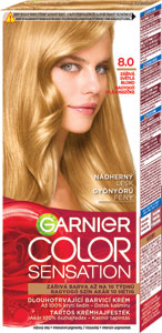 Garnier Color Sensation farba na vlasy 8.0 Žiarivá svetlá blond - Garnier Color Naturals farba na vlasy 10 Ultra blond | Teta drogérie eshop