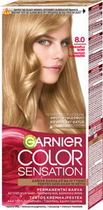 Garnier Color Sensation farba na vlasy 8.0 Žiarivá svetlá blond