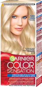 Garnier Color Sensation farba na vlasy S10 Platinová blond - Garnier Color Naturals farba na vlasy 5.52 Gaštanová | Teta drogérie eshop